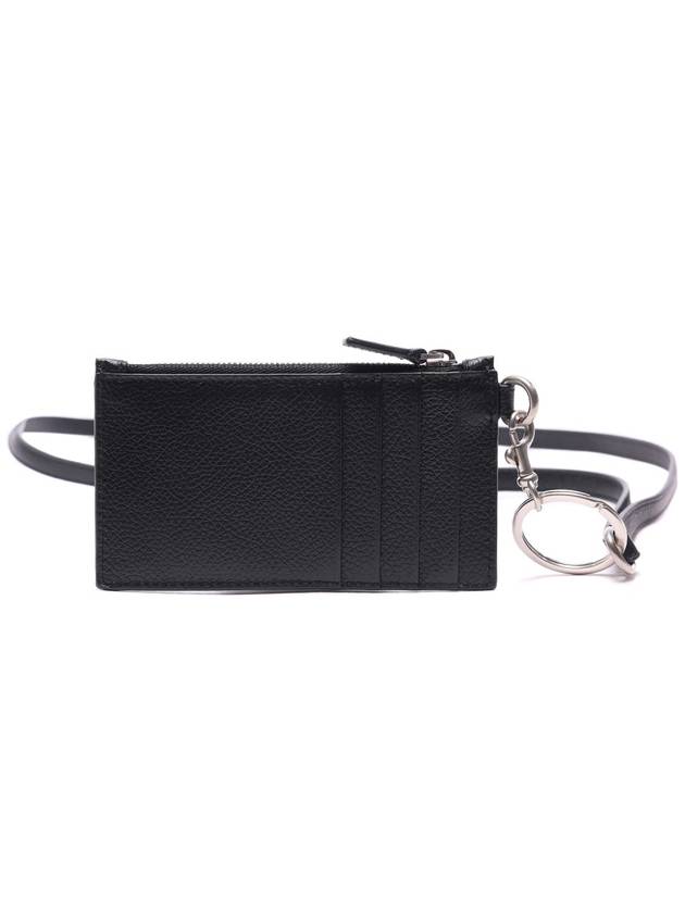 Cash Keyring Card Case Black Silver - BALENCIAGA - BALAAN 5