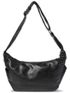 Eco Leather Hobo Cross Bag Black - THE GREEN LAB - BALAAN 7