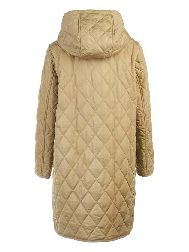 Diamond Quilted Hoodie Padding Archive Beige - BURBERRY - BALAAN 4