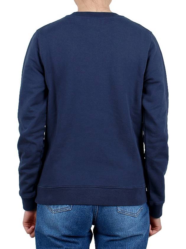 Fox Head Patch Regular Sweatshirt Ink Blue - MAISON KITSUNE - BALAAN 5