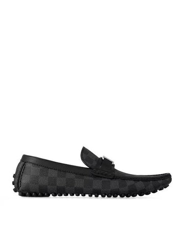 Hockenheim Moccasin Driving Shoes Black - LOUIS VUITTON - BALAAN 1