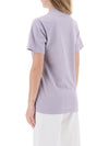 Wellness Logo Print Cotton Short Sleeve T-Shirt Lilac - SPORTY & RICH - BALAAN 4