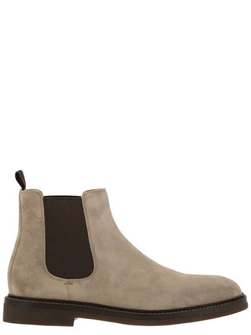 Chelsea Boot in suede - BRUNELLO CUCINELLI - BALAAN 1