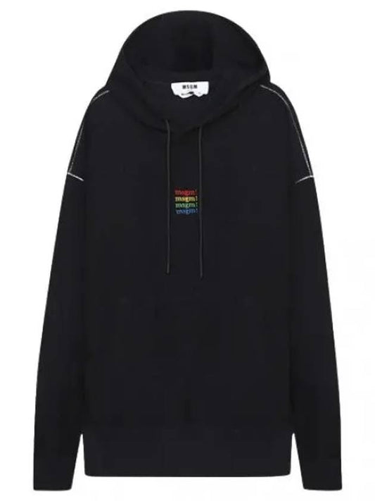 Multicolor Logo Hooded Sweatshirt Men - MSGM - BALAAN 1