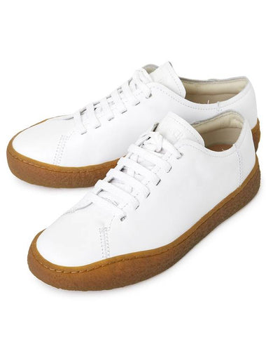 Men's Peu Terreno Leather Low Top Sneakers White - CAMPER - BALAAN 1