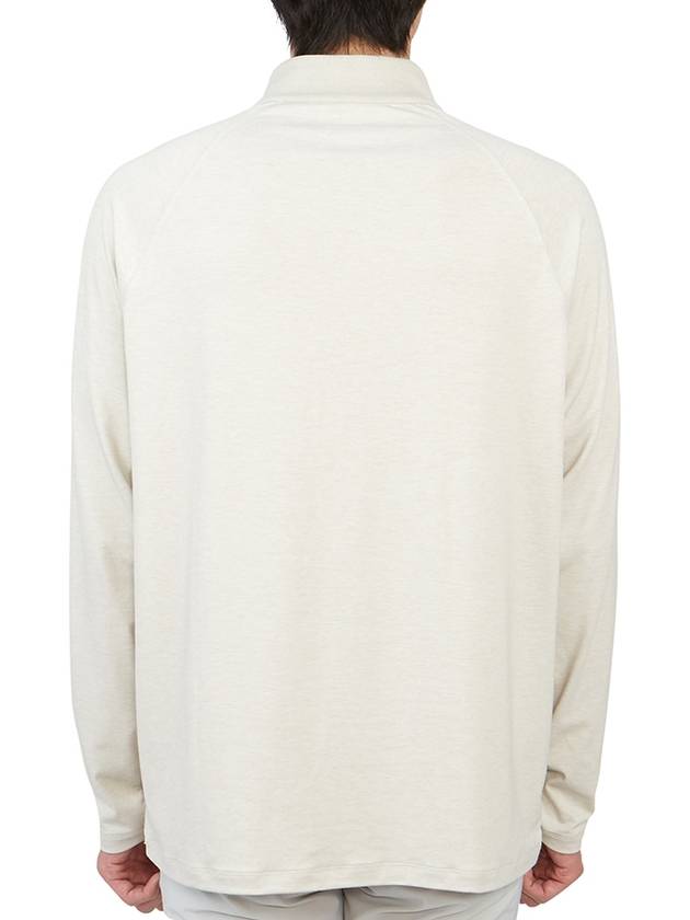 Luxe Half Zip Long Sleeve T-Shirt Grey - G/FORE - BALAAN 5