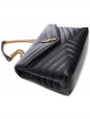 Loulou Matelasse Quilted Y Leather Medium Shoulder Bag Black - SAINT LAURENT - BALAAN 6