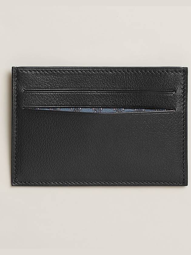 Citizen Twill Card Wallet Black - HERMES - BALAAN 3