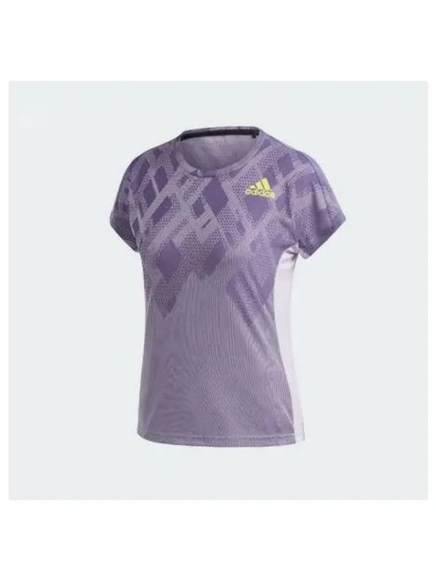 adidas BADMINTON Colorful T shirt Women s Short Sleeve Uniform FK4498 - ADIDAS - BALAAN 1