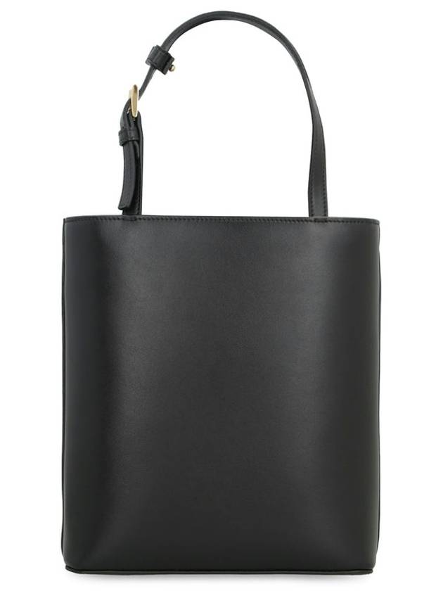 Triangle Logo Tote Bag Black - PRADA - BALAAN 4