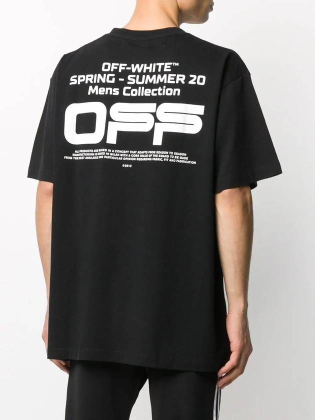 Wave Line Short Sleeve T-Shirt Black - OFF WHITE - BALAAN 3