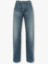 Women's Jane High Waist Straight Jeans Blue - SAINT LAURENT - BALAAN 2