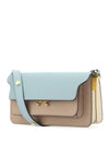 Trunk Color Block Shoulder Bag Blue - MARNI - BALAAN 3