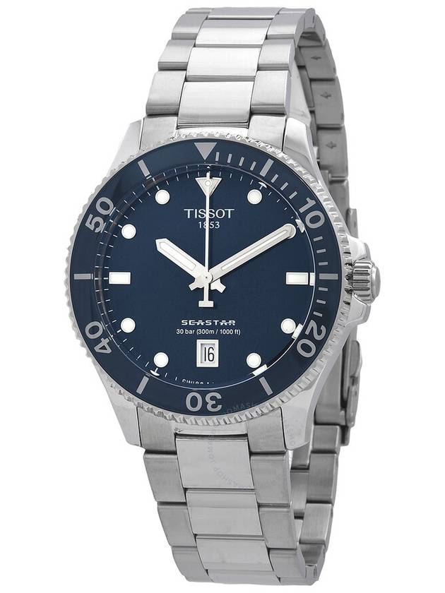 Tissot Seastar Quartz Blue Dial Men's Watch T120.410.11.041.00 - TISSOT - BALAAN 1