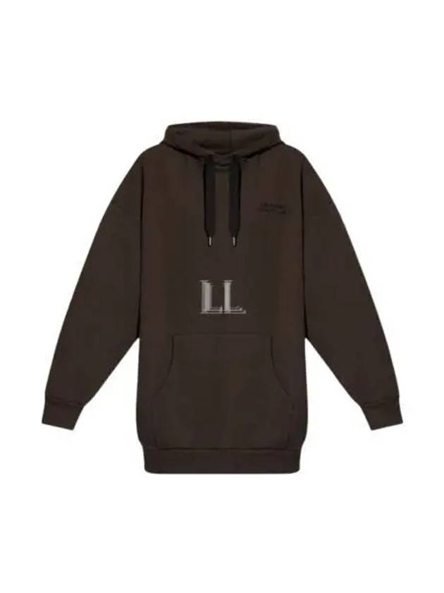 Solena Embroidered Logo Oversized Hoodie Faded Black - ISABEL MARANT - BALAAN 2