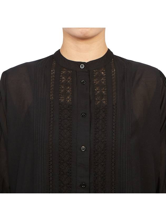 Women's Coco Long Sleeve Blouse Black - VANESSA BRUNO - BALAAN 6