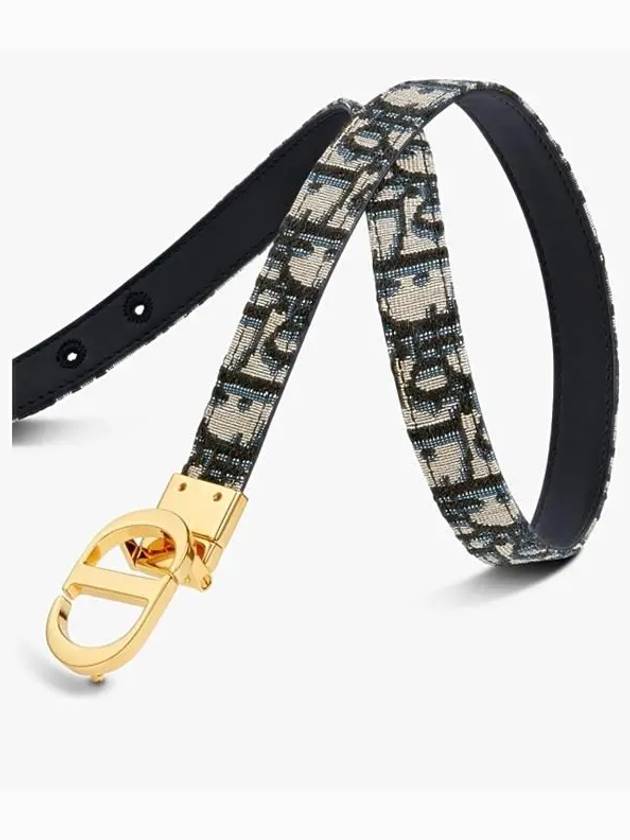 30 Montaine Reversible Leather Belt - DIOR - BALAAN 4