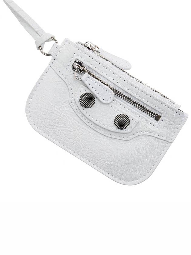 Le Cagole Small Leather Shoulder Bag White - BALENCIAGA - BALAAN 9