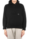 Grenoble Logo Printing Pocket Hoodie Black - MONCLER - BALAAN 2