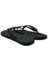 Men's Logo Monogram Flip Flops Black - VETEMENTS - BALAAN 4