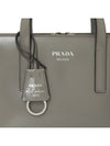 Re-Edition 1995 Brushed Leather Hand Mini Bag Grey - PRADA - BALAAN 9