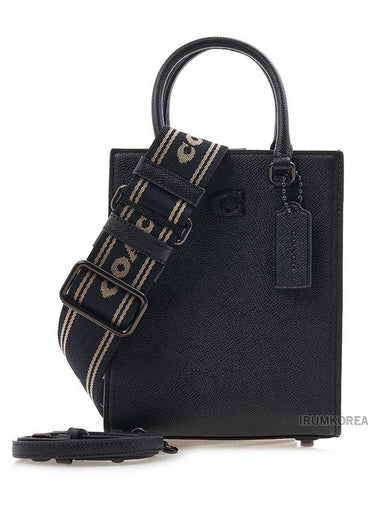 16 Signature Canvas Tote Bag Black - COACH - BALAAN 1