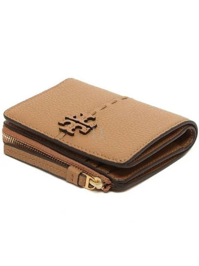 McGraw Leather Half Wallet Brown - TORY BURCH - BALAAN 2