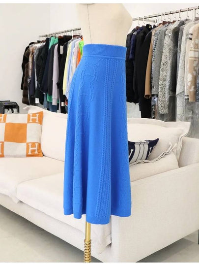 Knit Long Skirt 36 H2H2305D6 - HERMES - BALAAN 2