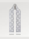 LV Essential Monogram Wool Scarf Light Grey - LOUIS VUITTON - BALAAN 3