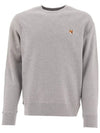 Fox Head Patch Regular Sweatshirt Light Grey Melange - MAISON KITSUNE - BALAAN 2