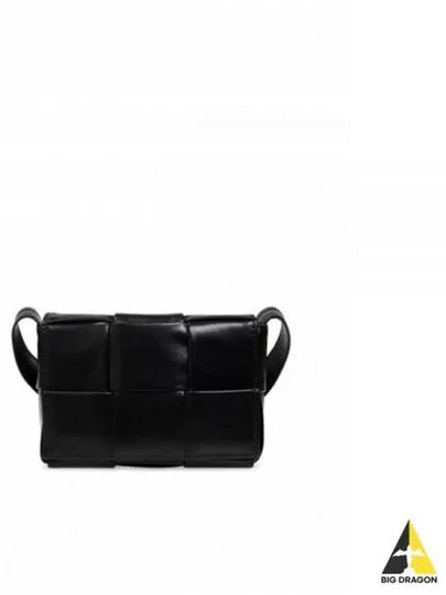 Cassette Small Leather Cross Bag Black - BOTTEGA VENETA - BALAAN 2