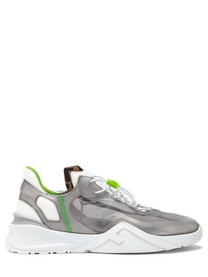 Flow Low Top Sneakers Grey - FENDI - BALAAN 2