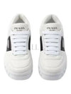 Padded Nappa Leather Low Top Sneakers White - PRADA - BALAAN 2