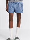 Oblique Parley Swim Shorts Blue - DIOR - BALAAN 5