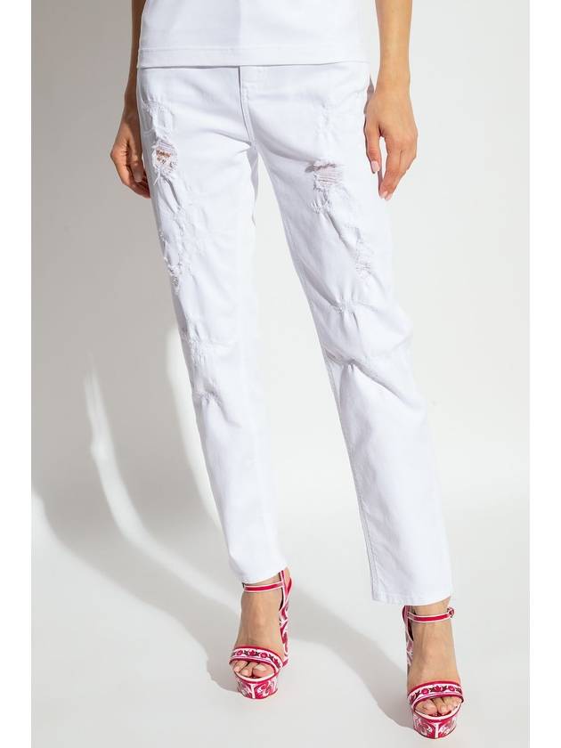 Destroyed Jeans White - DOLCE&GABBANA - BALAAN 4