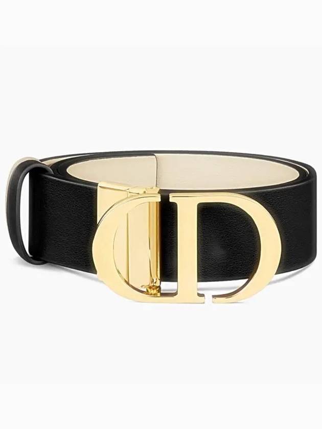 30 Montaigne Reversible Belt Calfskin 35mm B0447UWGA M963 - DIOR - BALAAN 1