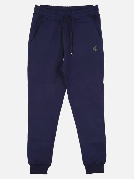 Logo Cotton Track Pants Navy - VIVIENNE WESTWOOD - BALAAN.