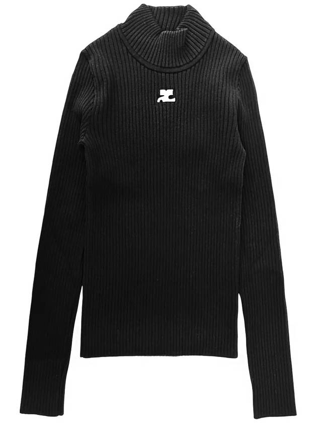 Reedition Turtle Neck Black - COURREGES - BALAAN 6