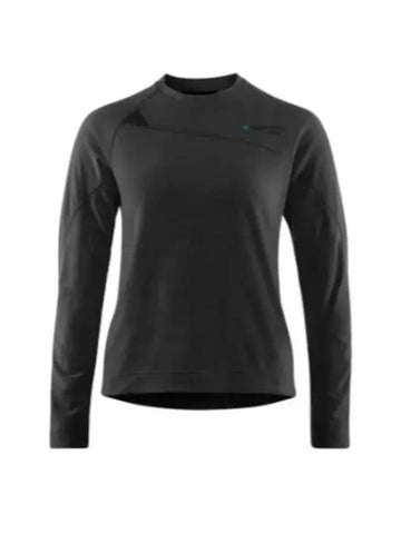 Women's Sigyn Crew Neck Long Sleeve T-Shirt Raven - KLATTERMUSEN - BALAAN 1