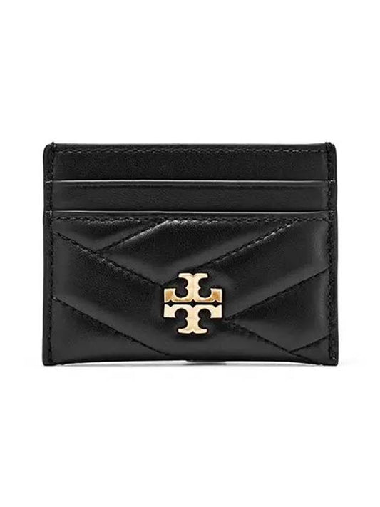 Kira Chevron Logo Card Wallet Black - TORY BURCH - BALAAN 2