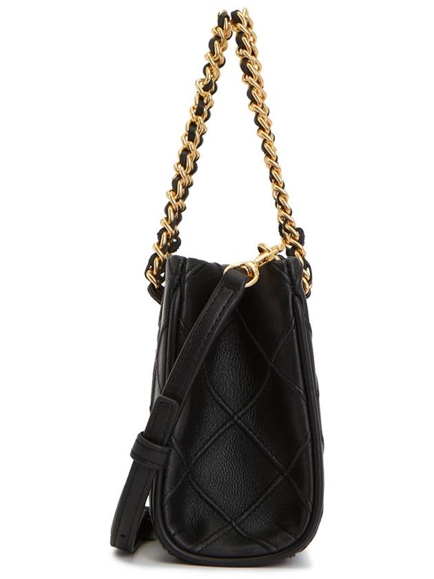 Women's Fleming Logo Mini Shoulder Bag Black - TORY BURCH - BALAAN 4