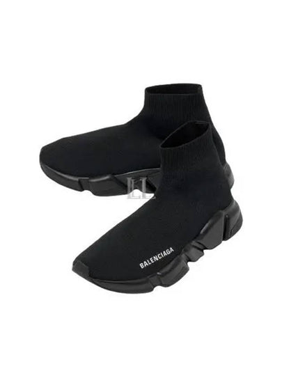 Speed ​​Recycle Knit High Top Sneakers Black - BALENCIAGA - BALAAN 2