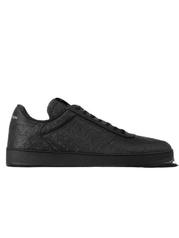 Rivoli Mini Monogram Calfskin Low Top Sneakers Black - LOUIS VUITTON - BALAAN 1