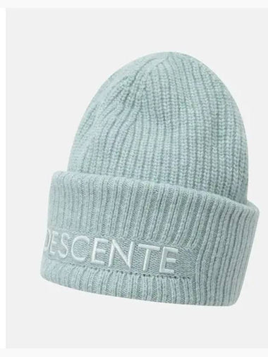 Logo Embroidered Bulky Beanie Mint SP423UKCO2 - DESCENTE - BALAAN 1