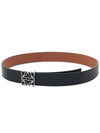 silver anagram reversible belt - LOEWE - BALAAN.