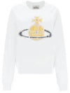 Time Machine Raglan Sweatshirt White - VIVIENNE WESTWOOD - BALAAN 2