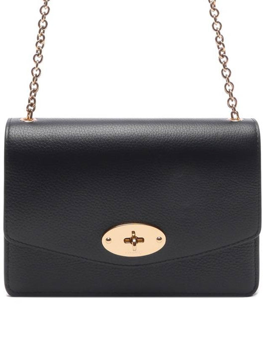 Darley Small Classic Chain Shoulder Bag Black - MULBERRY - BALAAN 2