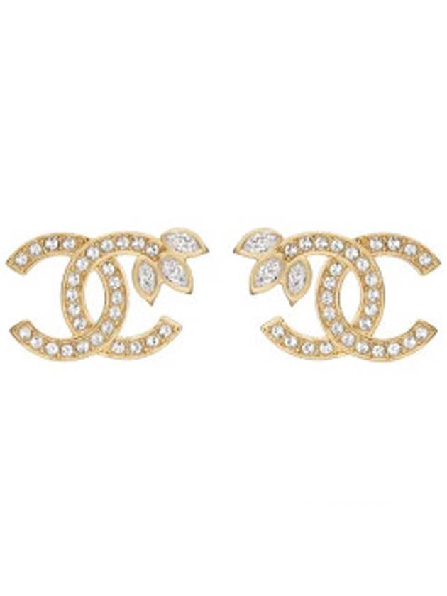 CC logo leaf earrings gold - CHANEL - BALAAN 1