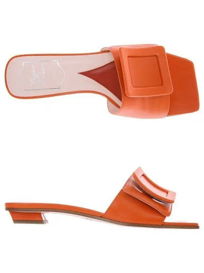 Covered Buckle Mule Orange - ROGER VIVIER - BALAAN 2