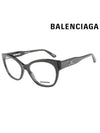 glasses frame BB0213O 001 cat eye acetate women's glasses - BALENCIAGA - BALAAN.